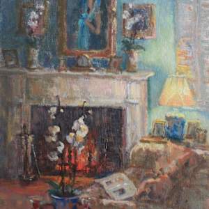 Murray Road Firelight by Hope Reis Art Studio