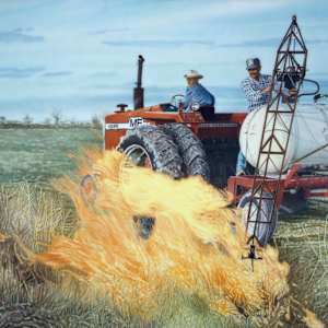 104	The Weed Burners	6'x8'	Acrylic by Don Coen, Image 1.