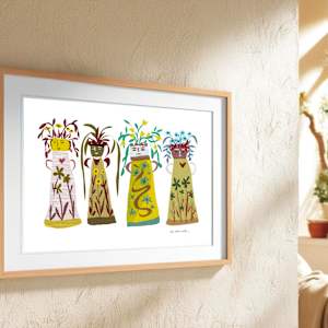 Greeters of the Garden by Debbie Warnock  Image: “Greeters of the Garden” is in my Happy Vase Collection