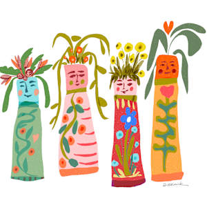 Happy Quartet by Debbie Warnock