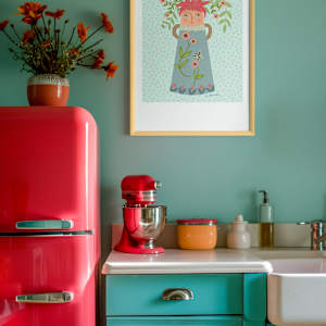 “Ginger” Happy Vase by Debbie Warnock 