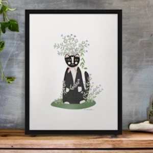 Catmint Kitty by Debbie Warnock 