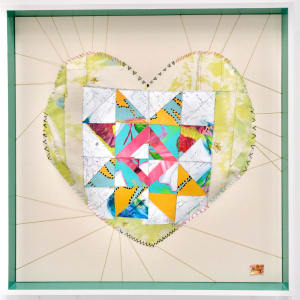 Patchwork Heart 11 by Lucy Boland