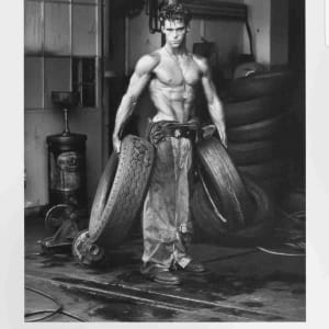 Fred With Tyres by Herb Ritts
