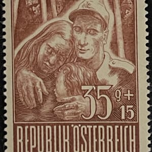 Austria B221 Prisoner of War Semi Postal Stamp