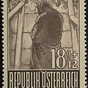 Austria B220 Prisoner of War Semi Postal Stamp