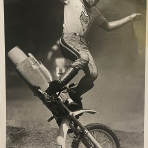 Racer Loses Bike Mid-Air 