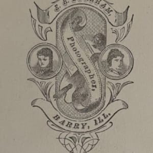 Arm Akimbo With Fabulous Backdrop by E. R. Burnham 