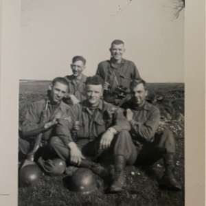 5 Soldiers in a Field 