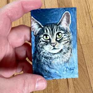 Timid Tiger by Lorraine  Dey, Image 3.