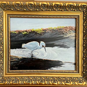 Mud-Walker (Egret) by Lorraine  Dey, Image 5.