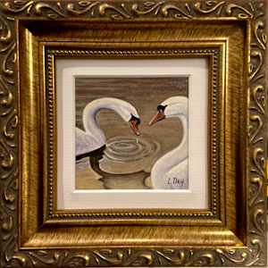 Swans by Lorraine  Dey, Image 1.