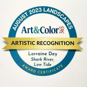 Shark River Low Tide by Lorraine  Dey 