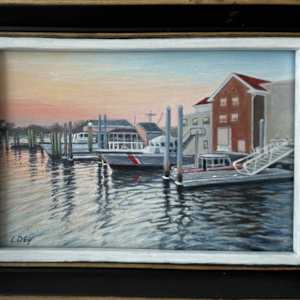 US Coastguard Evening Calm by Lorraine  Dey, Image 1.