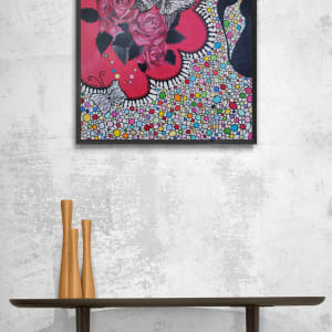 Transition (Unframed) by Elaine Wong  Image: Mockup of framed artwork on wall