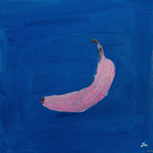 Pink Banana 1 by Feauina Eves, Image 2.