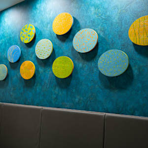 Aquatic Life (commission for UW Health East Park Clinic, Integrated Art Consultants by Katherine Steichen Rosing 