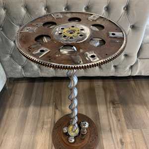 Gears Table (Side Table / Stand) by Mark Wigner