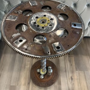 Gears Table (Side Table / Stand) by Mark Wigner 