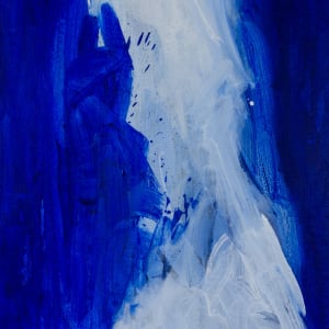 BLUE COSMIC LIGHT 03 by Petronilla Hohenwarter