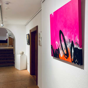 RESILIENCE | Artportfolio Love 07 by Petronilla Hohenwarter  Image: Exhibition View - Castle Wolfstein , District Gallery Freyung-Grafenau, Bavaria, Germany   
