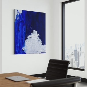 BLUE COSMIC LIGHT 04 by Petronilla Hohenwarter 
