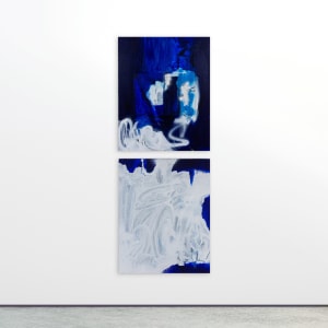 BLUE COSMIC LIGHT 2 by Petronilla Hohenwarter 
