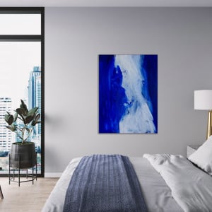 BLUE COSMIC LIGHT 03 by Petronilla Hohenwarter 