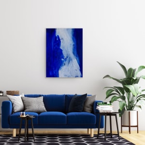 BLUE COSMIC LIGHT 03 by Petronilla Hohenwarter 