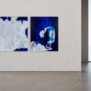 BLUE COSMIC LIGHT 2 by Petronilla Hohenwarter 