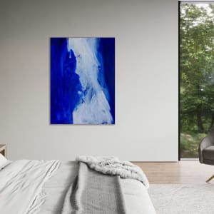 BLUE COSMIC LIGHT 03 by Petronilla Hohenwarter 