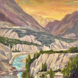 Sunset in Hunza by Gonzalo Ruiz Navarro