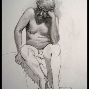 David, Seated by Layil Umbralux