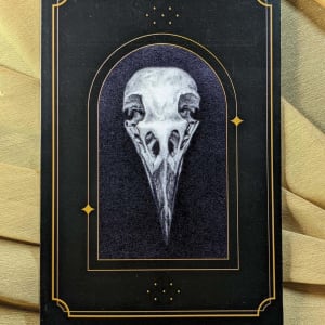 "Dark Universe" - Holiday Greeting - Vertical Folded Art Card 