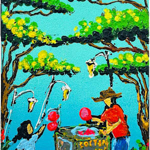 Cotton Candy Vendor by Christian Regis