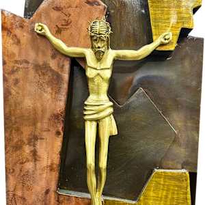 Crucifix in Shield #18 by Cameron Castrillo