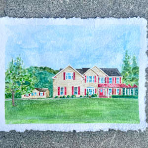 J&M House Portrait by Erin Kerbert