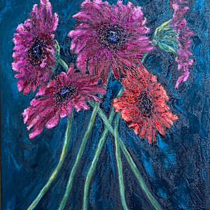 Blooms in Blue by Jamie Temple, Image 1.