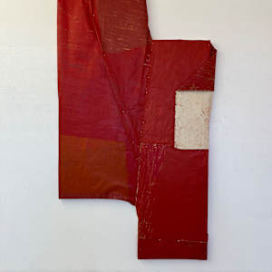 Folded-Over Painting (Red) by Steve Riedell, Image 3.