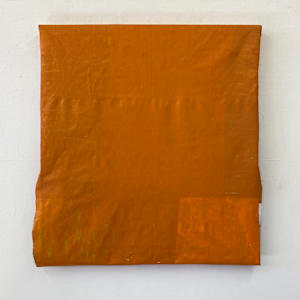 Folded-Over Painting (Orange) by Steve Riedell, Image 2.