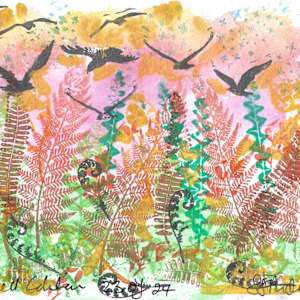 Crows in the Field at West Beach 23/24 by Samantha Jane Anderson, Image 1.