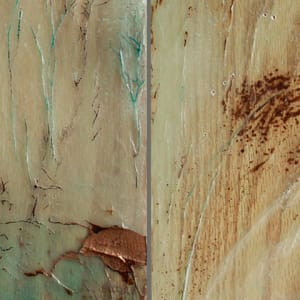 Disconnected Teal by Andreina Davila 