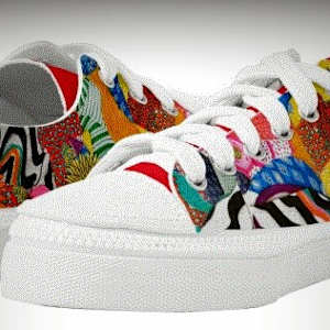 Fearless Kick_Lowcut by Dennis A. Dizon  Image: Canvas shoes. 