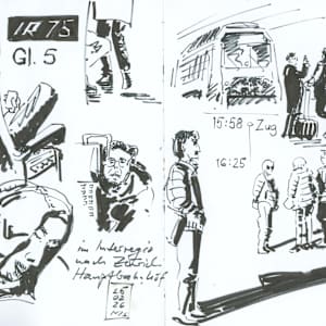 Zug, Zugfahrt nach Zürich, 2026 by Martin Spillmann, Image 1.