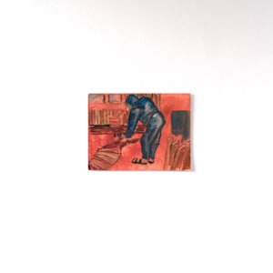 Fanny Preparing the Sauna by Lezanne Scott, Image 1.