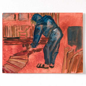 Fanny Preparing the Sauna by Lezanne Scott, Image 3.