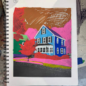 Van Gogh Inspired House by Ashley Chesna, Image 8.