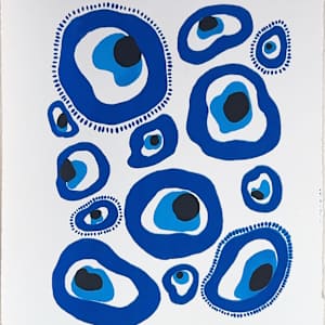 Abstract Evil Eye by Ashley Chesna, Image 1.