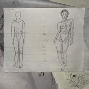 Figure Drawing Pieces by Ashley Chesna, Image 10.