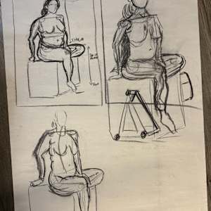Figure Drawing Pieces by Ashley Chesna, Image 5.